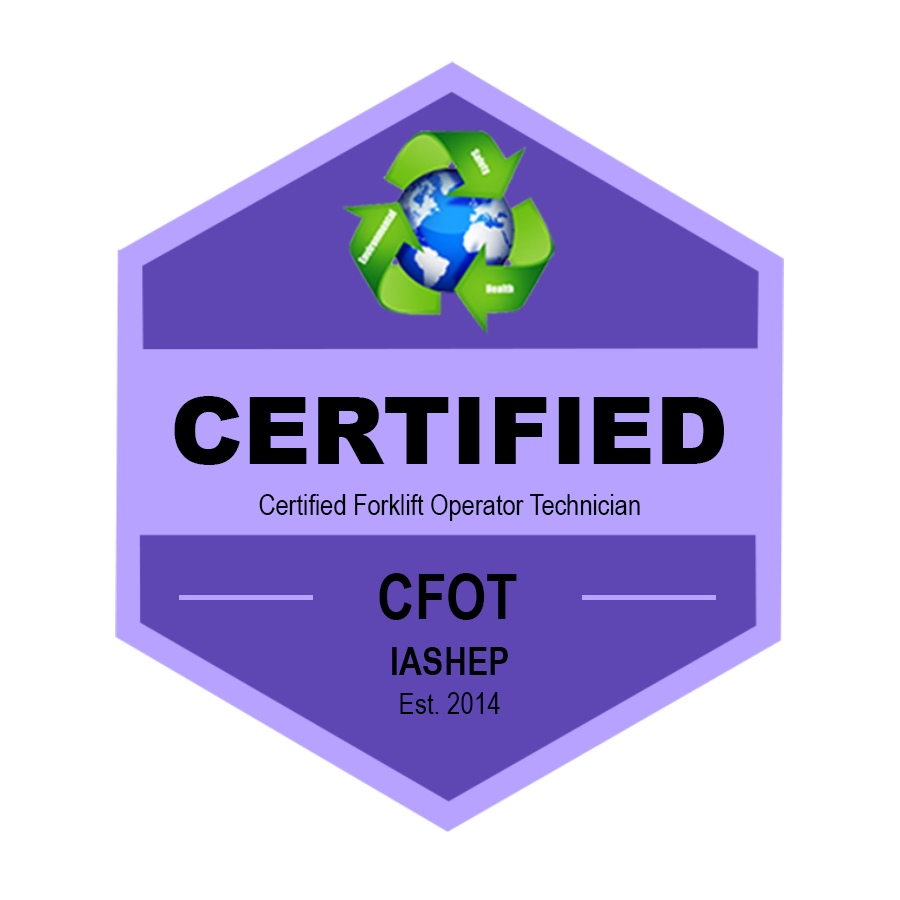 Certified Forklift Operator Certification (CFOL) Badge